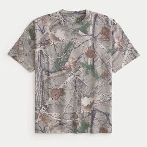 Hollister Woodland Camo Short Sleeve Tee